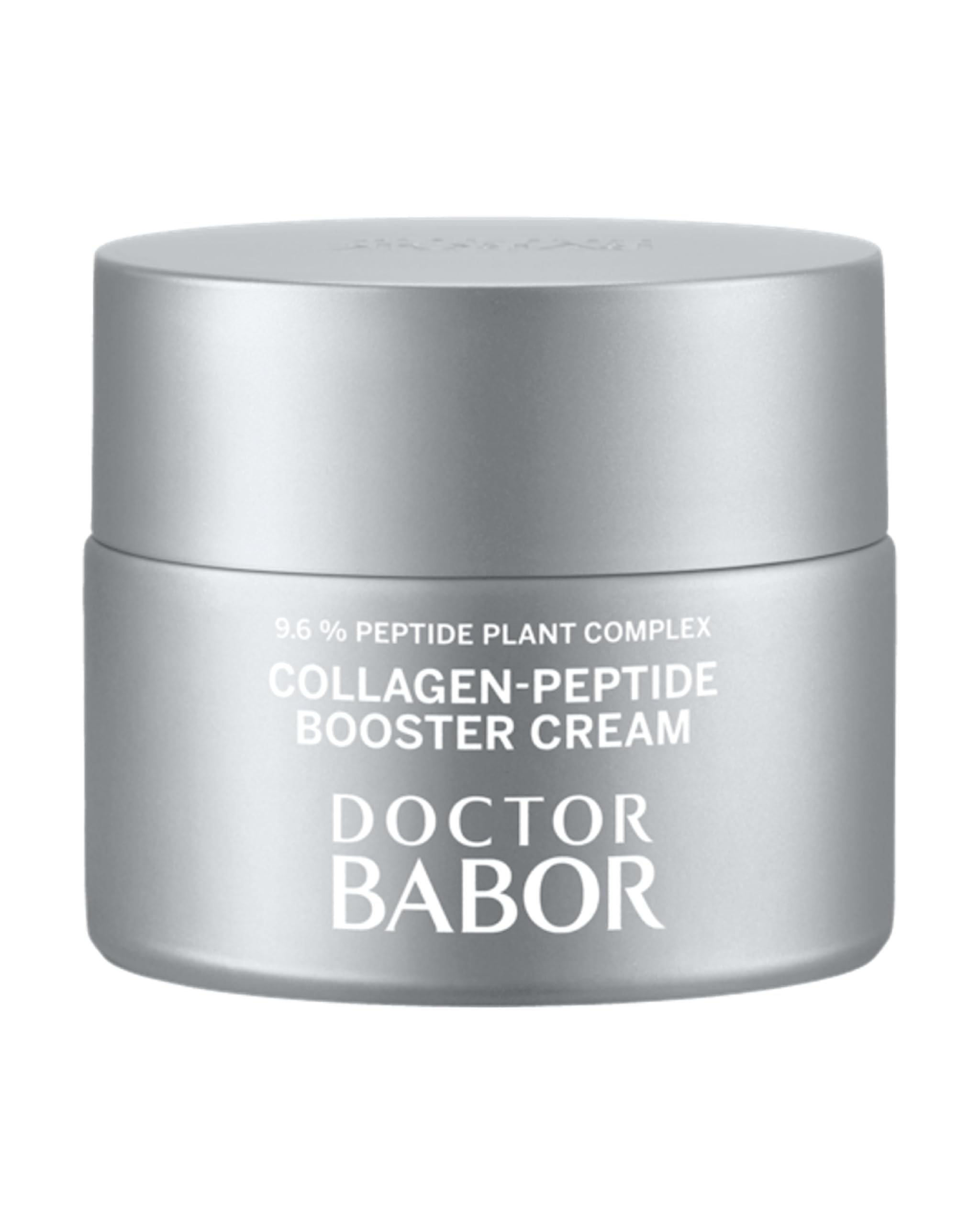 BABOR Collagen Peptide Booster Cream | Firming & Plumping Face Moisturizer | Visibly Reduces the Appearance of Wrinkles on Face & Neck, Hyaluronic Acid & Squalene | Day & Night Use | 1.69 oz