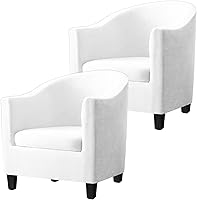 Vista 10 de Fundas de terciopelo para sillones, fundas de elastano para sillones, fundas elásticas para sillas de bañera, fundas protectoras para muebles, funda