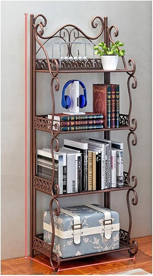 Étagère de rangement étudiant amovible marron pour studio et petite chambre