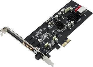 Sound Card, Clear Sound Quality, 24Bit/96Khz HD Audio Format, Support for Windows 7 8 10 11 System, Audio Sound Card for Gamers, DJs, Live Broadcasting and Singing