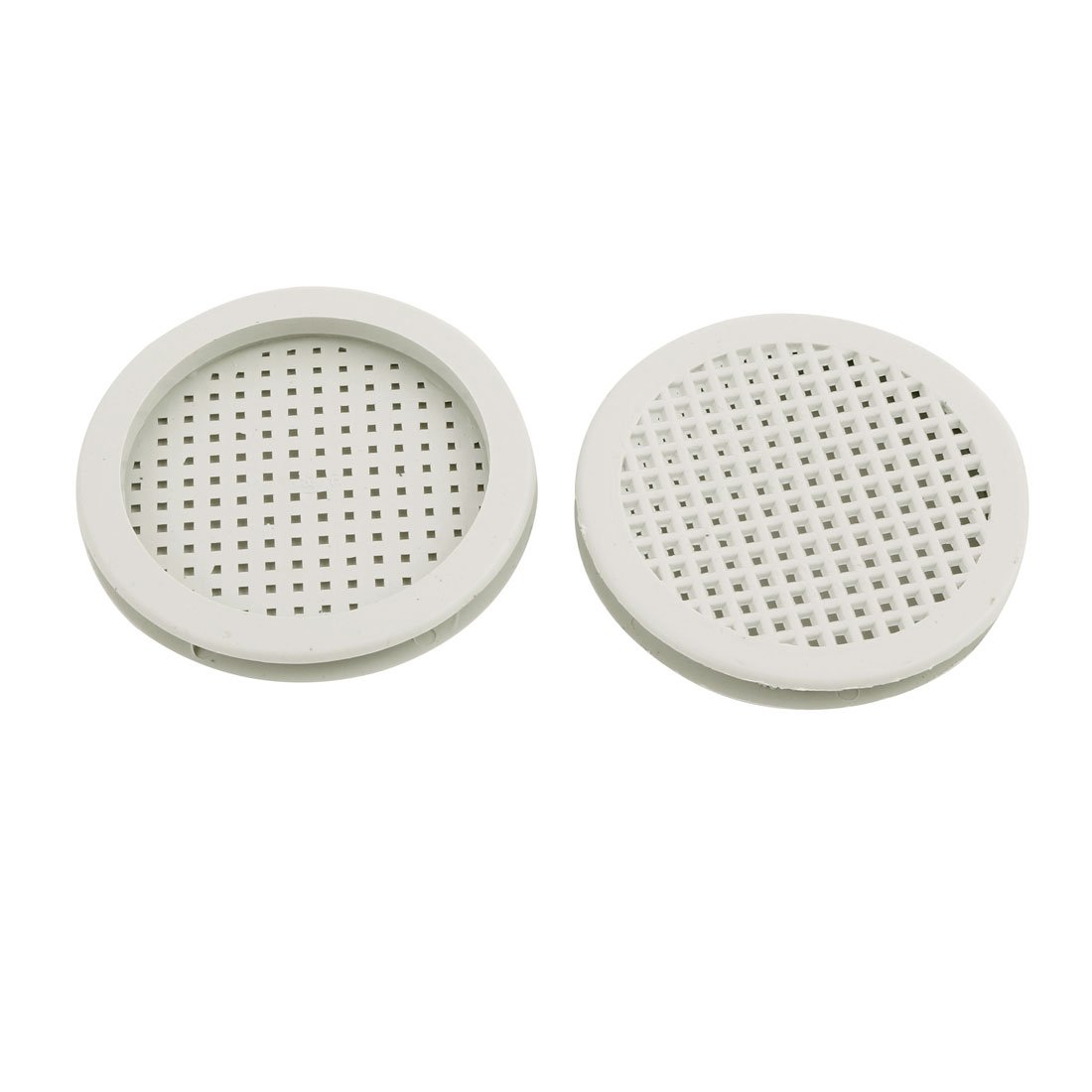 Sourcingmap 67mm Dia Plastic Round Shape Mesh Hole Air Vent Cover Gray 9pcs - Image 2