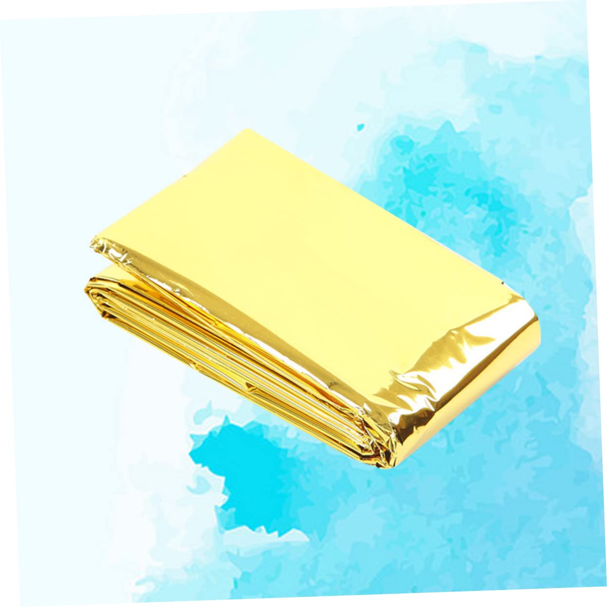 SUPVOX Outdoor Emergency Reflective Survival Blanket Lightweight Foil Safety Blanket for Hiking Camping and Climbing Compact and Windproof Design