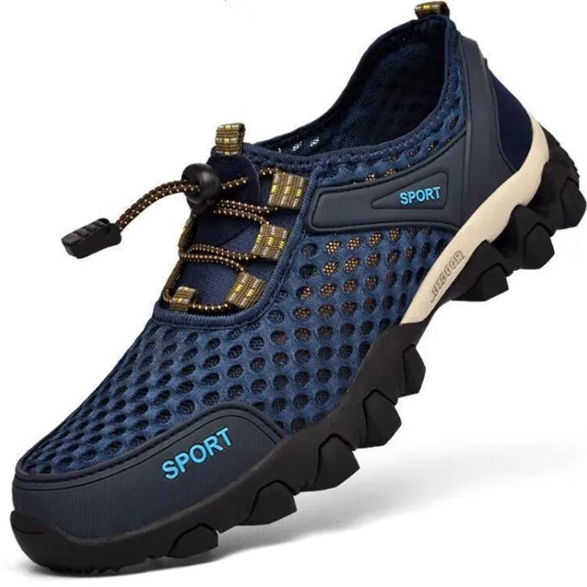 Treer Zapatos de Agua Hombre Zapatos Deportes Acuáticos Barefoot Shoes Escarpines Hombre Agua Zapatillas Minimalistas Zapatos de Antideslizante y Secado Rápido Zapatos