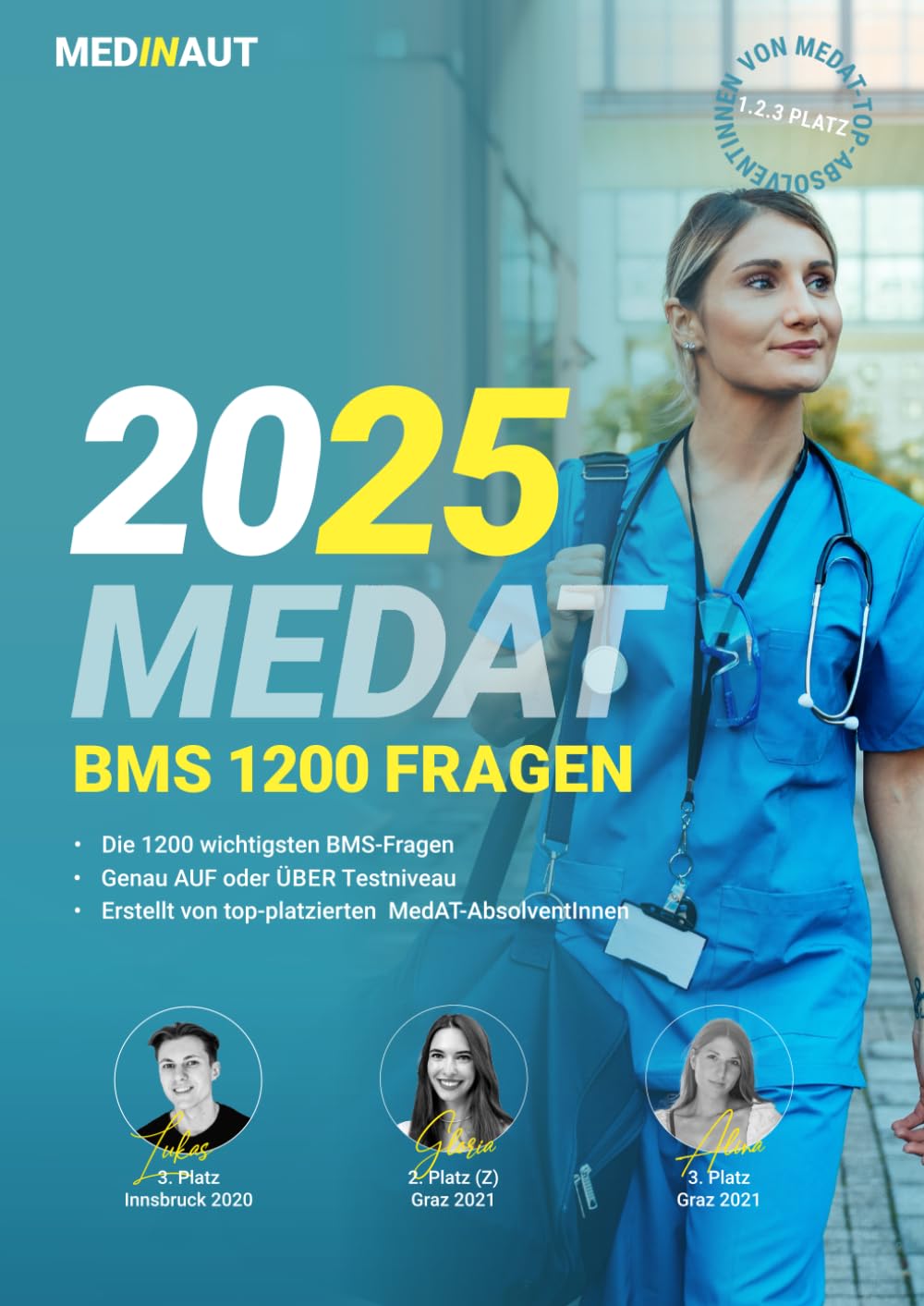MEDINAUT: MedAT - Die wichtigsten BMS Aufgaben | Erstellt von Top-Platzierten MedAT-AbsolventInnen | Die wichtigsten Aufgaben zum Basiskenntnistest ... Medizinstudium in Österreich (German Edition)      Paperback – March 3, 2024