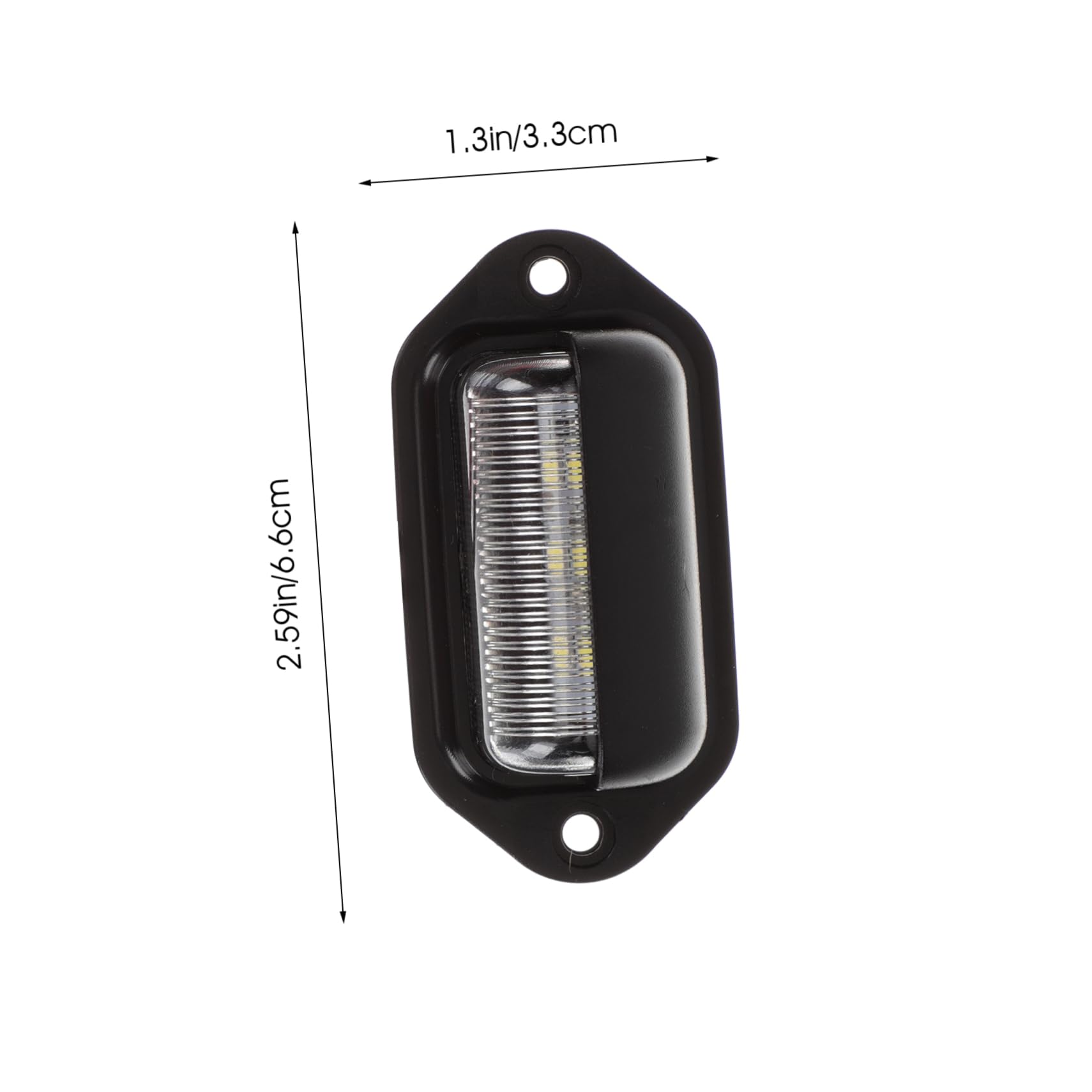 GLEAVI 2pezzi Luce Targa Led Lampadina Per Rimorchi e Camion Illumina Targa Sicurezza Installazione Facile Alta Luminosità e Bassa Consumo Energetico