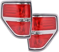 Vista 12 de GRAND ORANGE Conjunto de luces traseras compatibles con Ford F150 2015 2016 2017 Luces traseras laterales izquierda y derecha luces traseras luces