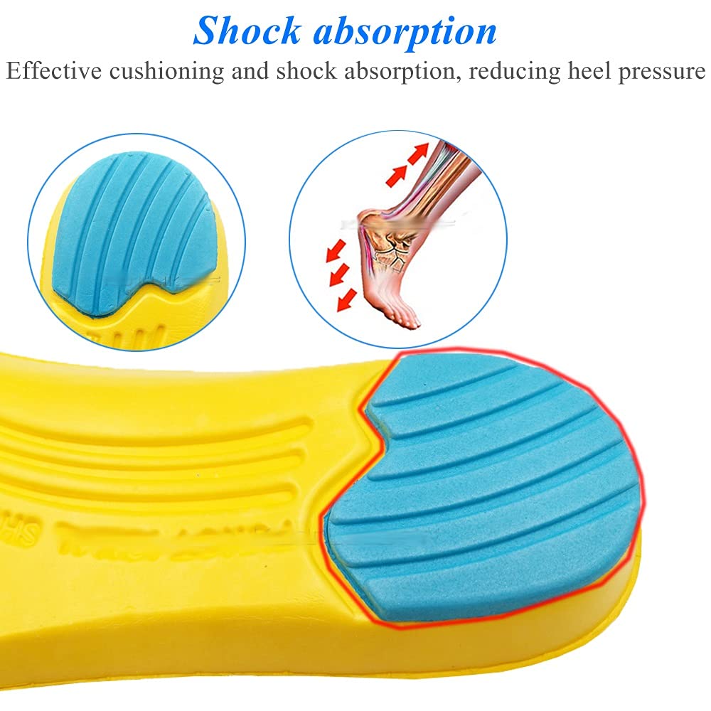 Shoe Inserts Pad Soft Sport Insoles Memory Foam Breathable Outdoor Running Silicone Gel Cushion Orthopedic Insoles EU 35-47 Size (Size : XL EU 44-47)