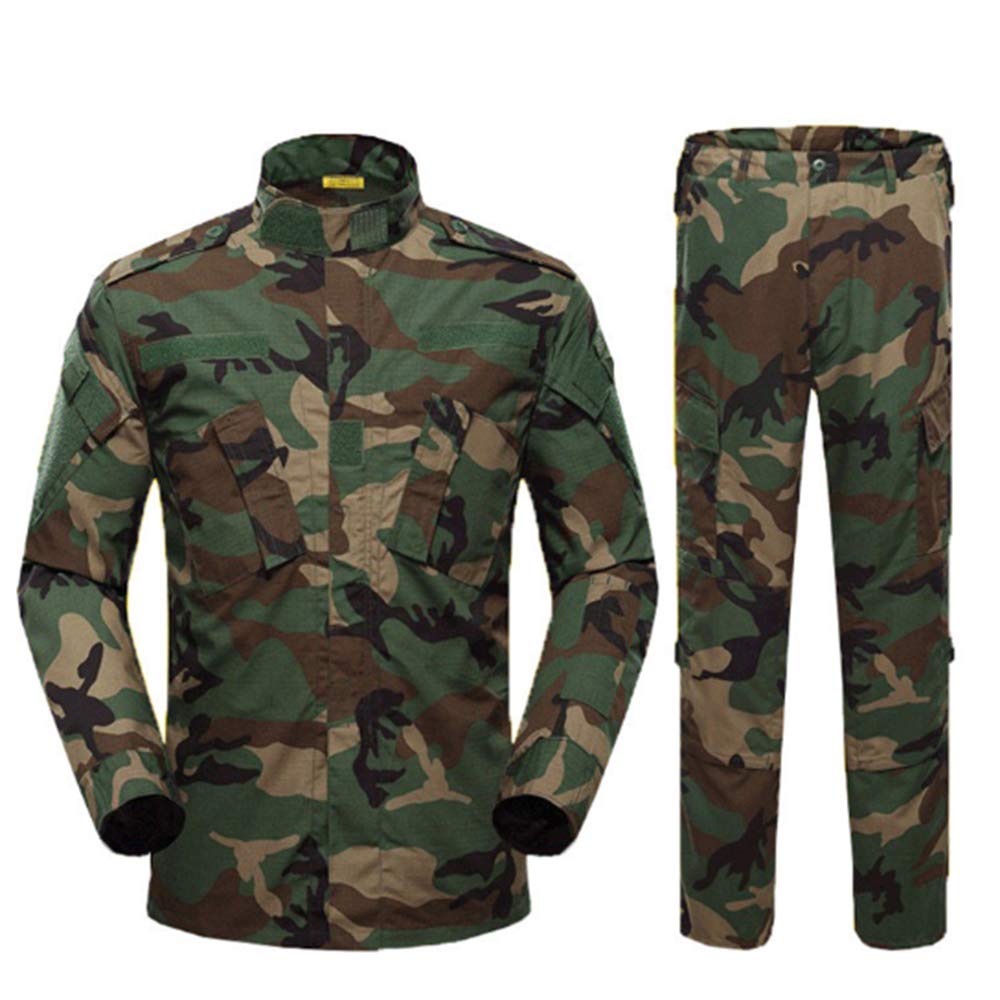 Paintball Airsoft Chasse Armée Fan Costume Tactique Chasse Costume Combat BDU Costume Guerre Jeu Champ Survie Veste Tactique Chemise Commuter Sports De Plein Air Formation Workwear(Hauts + Pantalons)