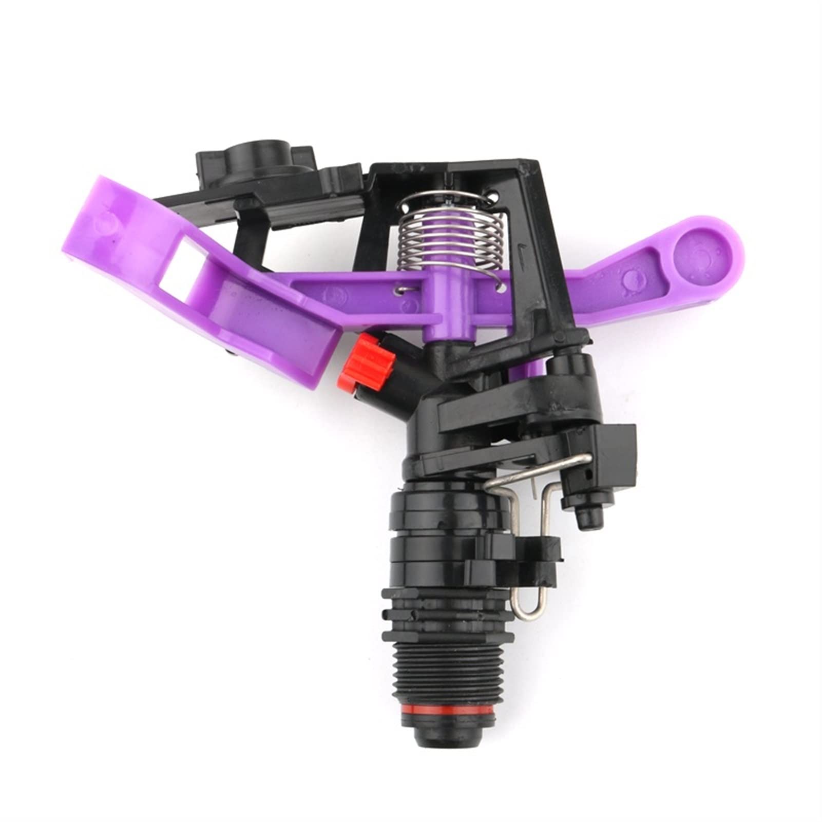 Gartensprinkler für Hof 1/2'' Außengewinde Wassersprinkler 360 Grad verstellbare pulsierende Sprinkler Große Flächenabdeckung Rasensprenger Farm Garden Bewässerungssystem