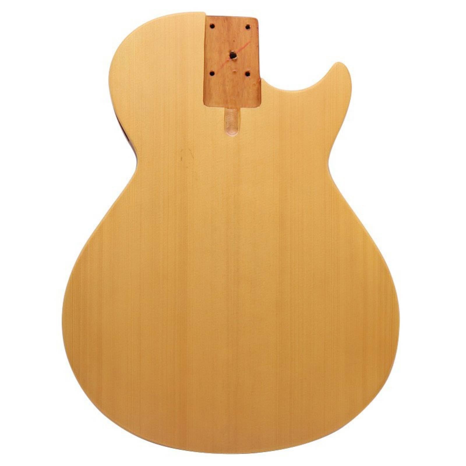 Acoustic Gitarre Rohling Spruce Decke Tonholz Musik mit Vorgefräster Elektronik Kammer Und Montagepunkten für DIY Bau Reparatur Werkstattprojekt Heimwerker