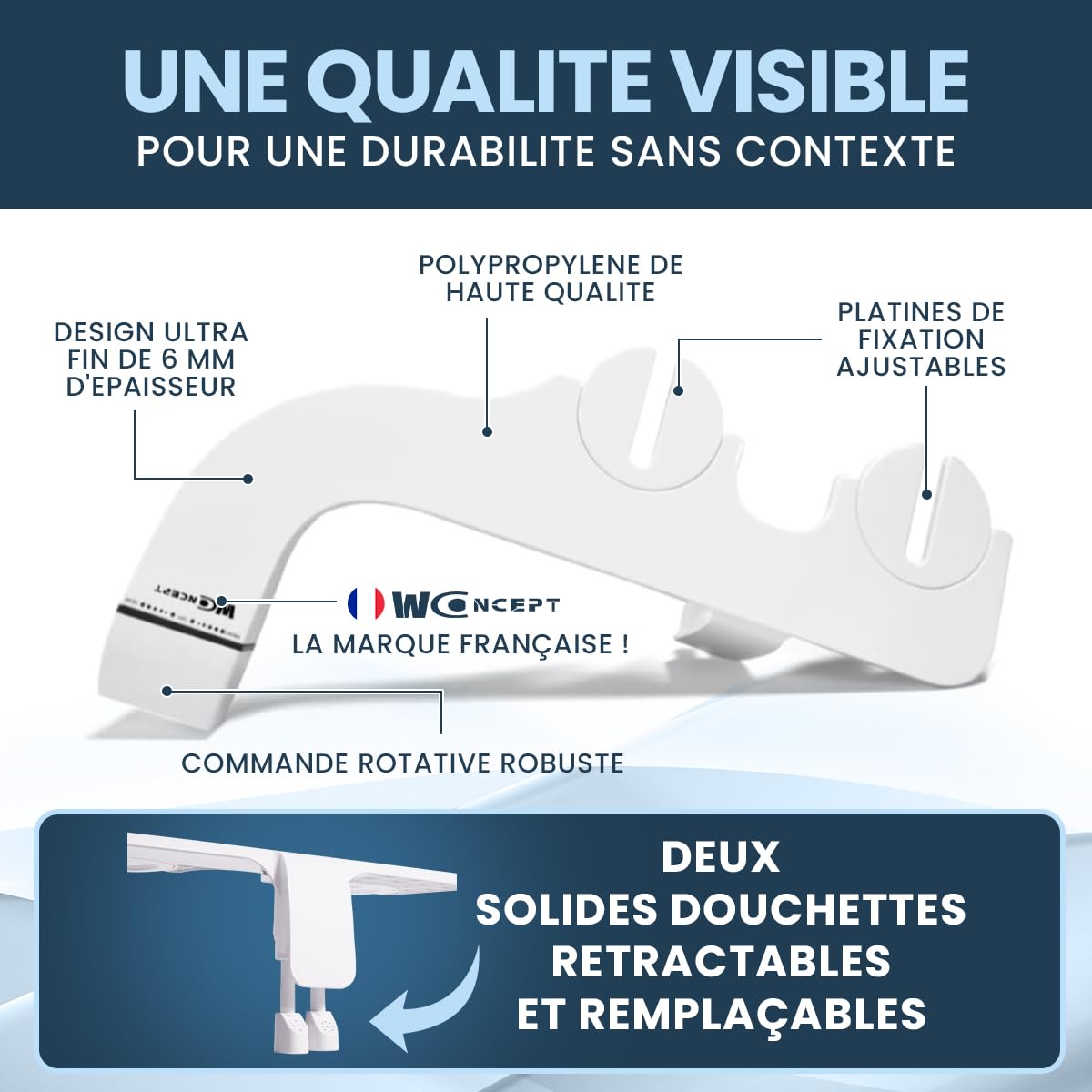 toilette japonaise avec autonettoyage douchette wc+ BIDET PORTABLE INCLUS- MARQUE FRANCAISE SPECIALISEE WC JAPONAIS-bidet wc japonais adaptable- pression eau réglable sans electricite