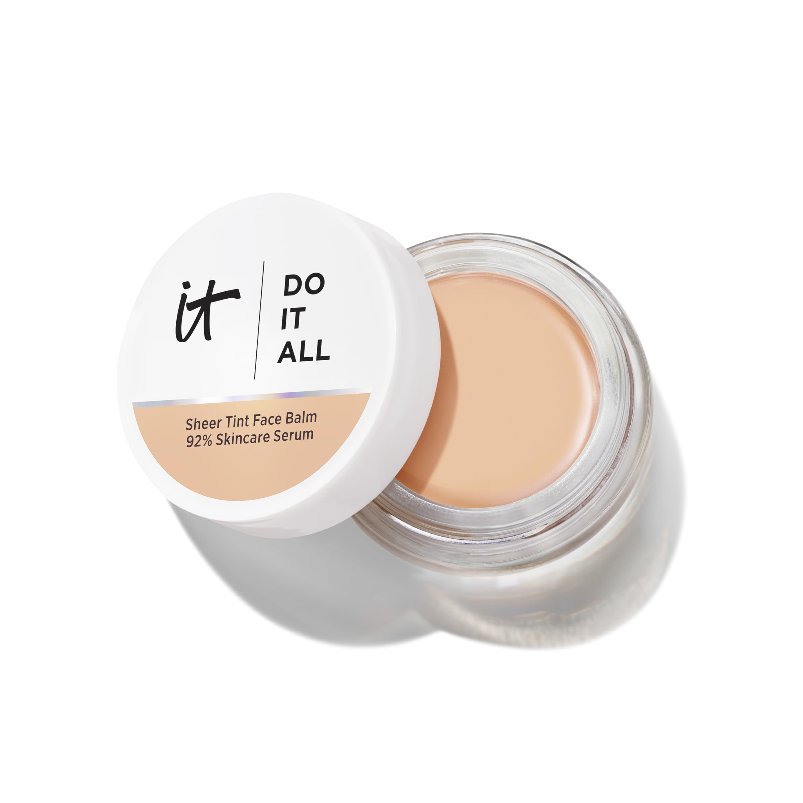 IT Cosmetics Do It All Sheer Tint Face Balm, Sheer‑Coverage Tinted Moisturiser with 92% Skincare Base, Collagen Peptide, Hyaluronic Acid & Vitamin E, 24hr Hydration, LN210 - 2
