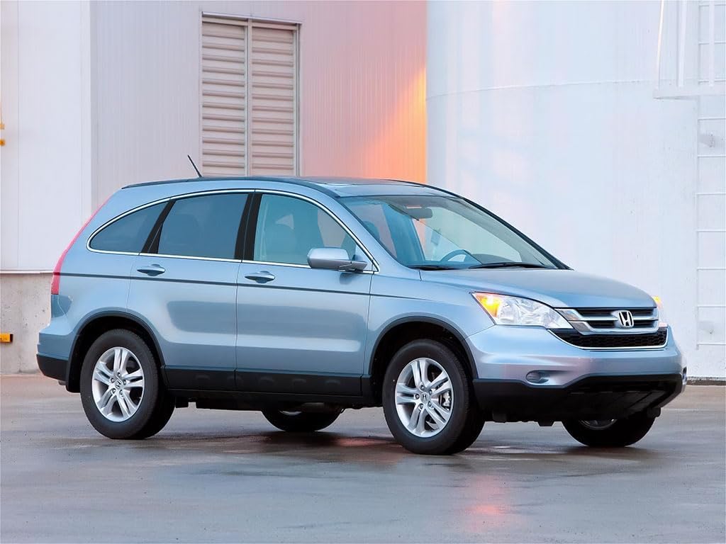 Rvinyl Pillar Post Pre Cut Window Trim Kits in Matte Black Compatible with Honda CR-V 2007-2011 - Adhesive Backs