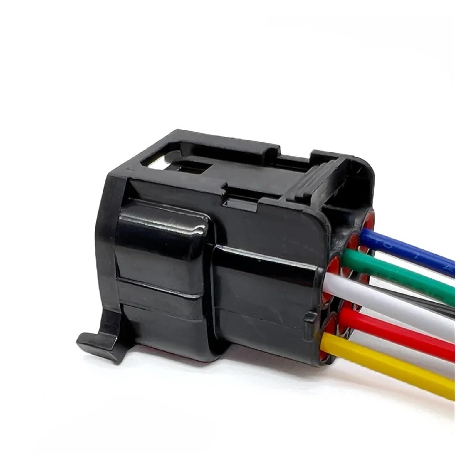 1 juego de conector de cable de faro de coche de 6 pines, conector de arnés de cable hembra impermeable, adecuado for HP066-06021(5 Pcs)