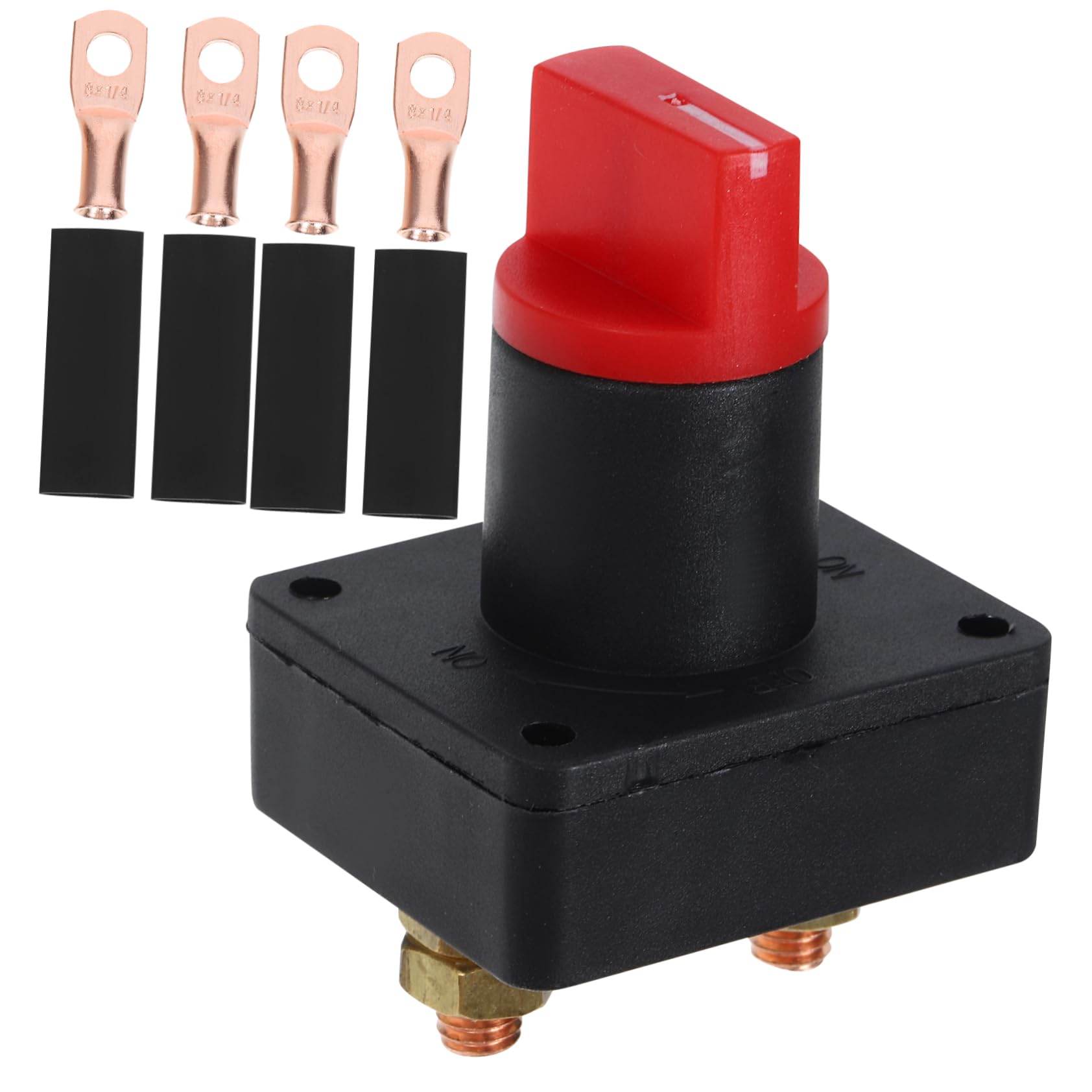 JECOMPRIS High 300a Car Battery Disconnect Isolator Yacht Rv Truck Battery Power Switch Random