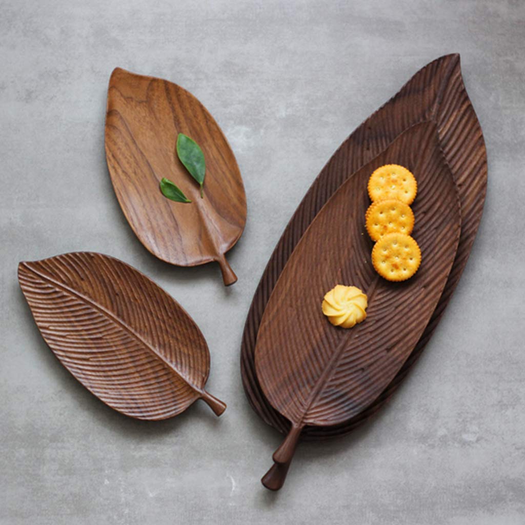 Bandeja de Madera para Servir con Forma de Plataforma para Camarero, Medium