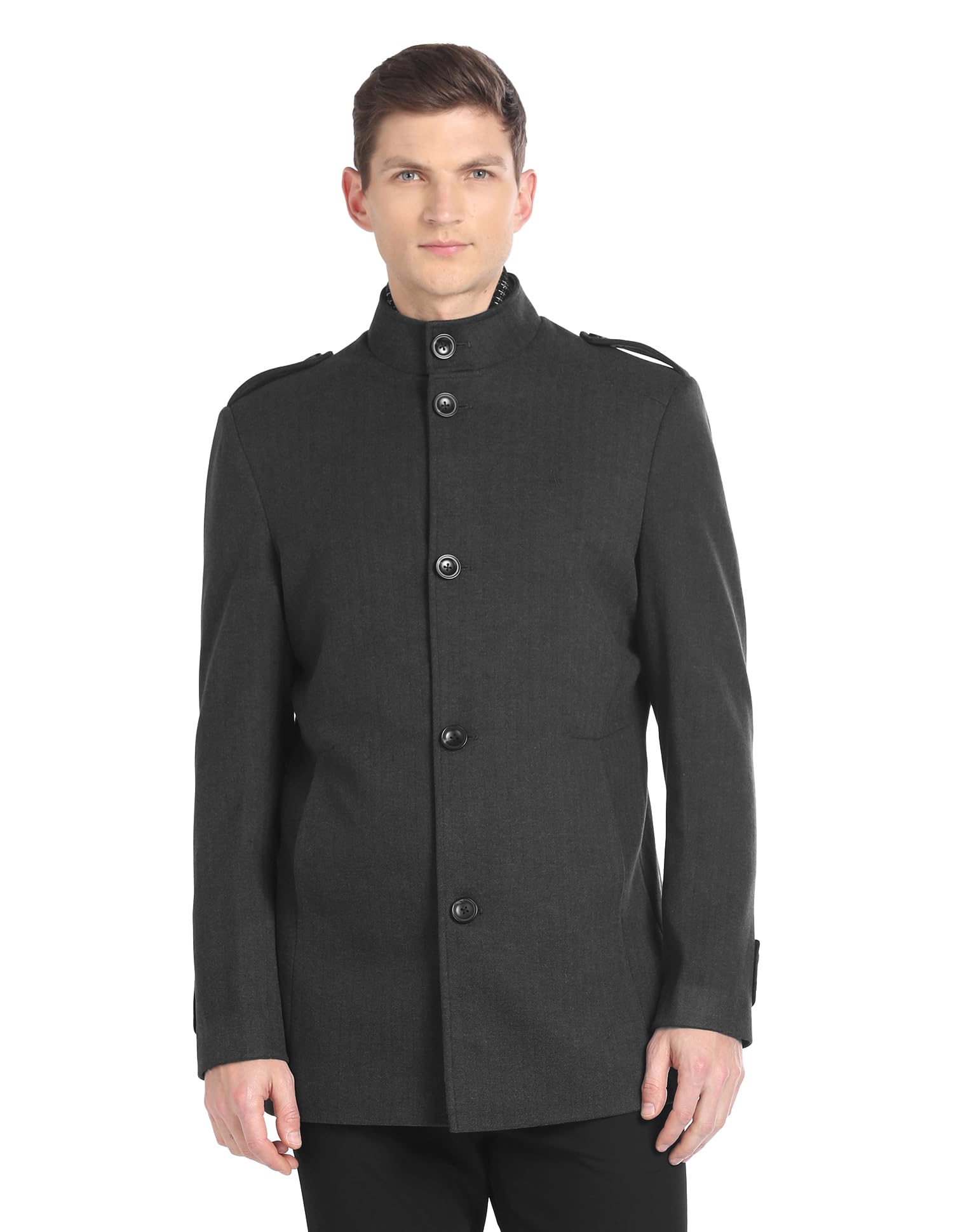 arrow Men's Polyester Casual Style Trench Coat-picture-45