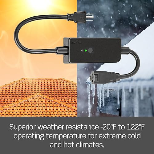 Vista 12 de Leviton - Decora Smart D2MSD-1RW, Interruptor de regulador de intensidad con detector de movimiento, Wi-Fi, segunda generación, requiere cable