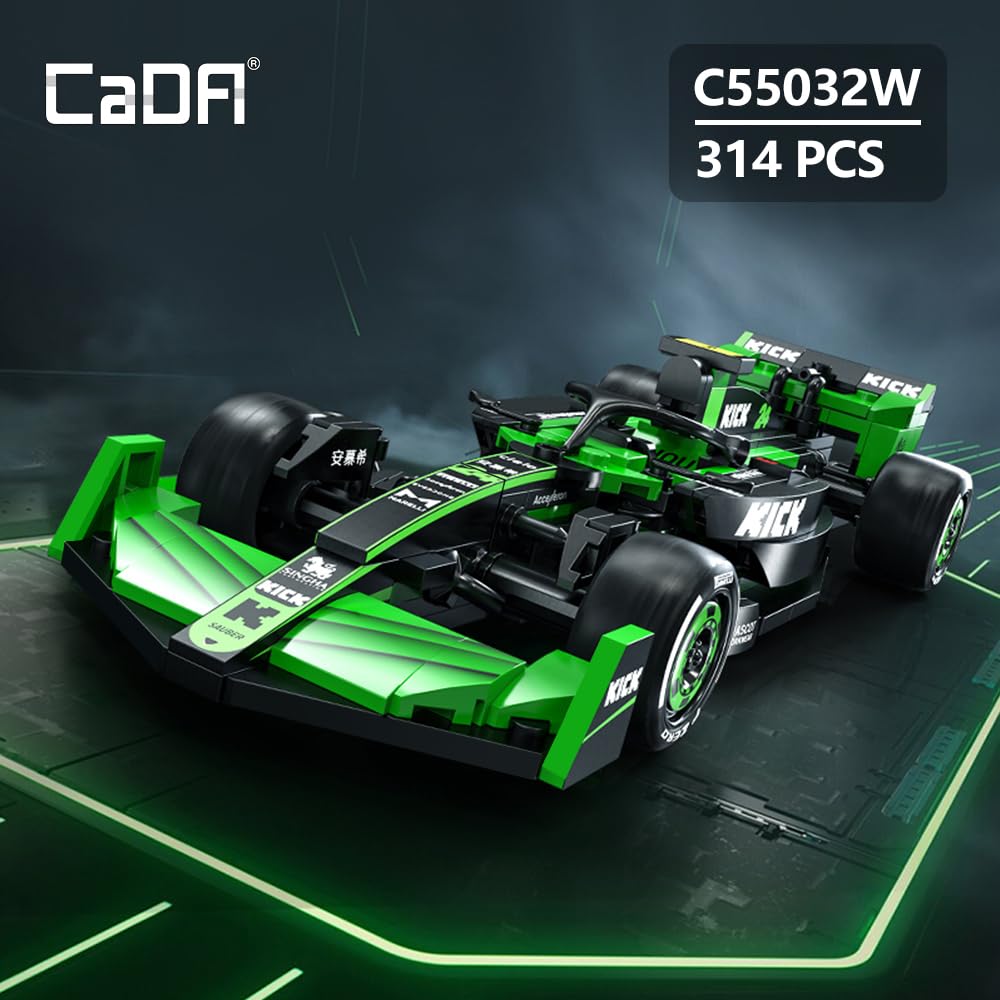 CaDA C55032W Kick Sauber F1 Team C44 Racing Building Set,MOC 1:24
