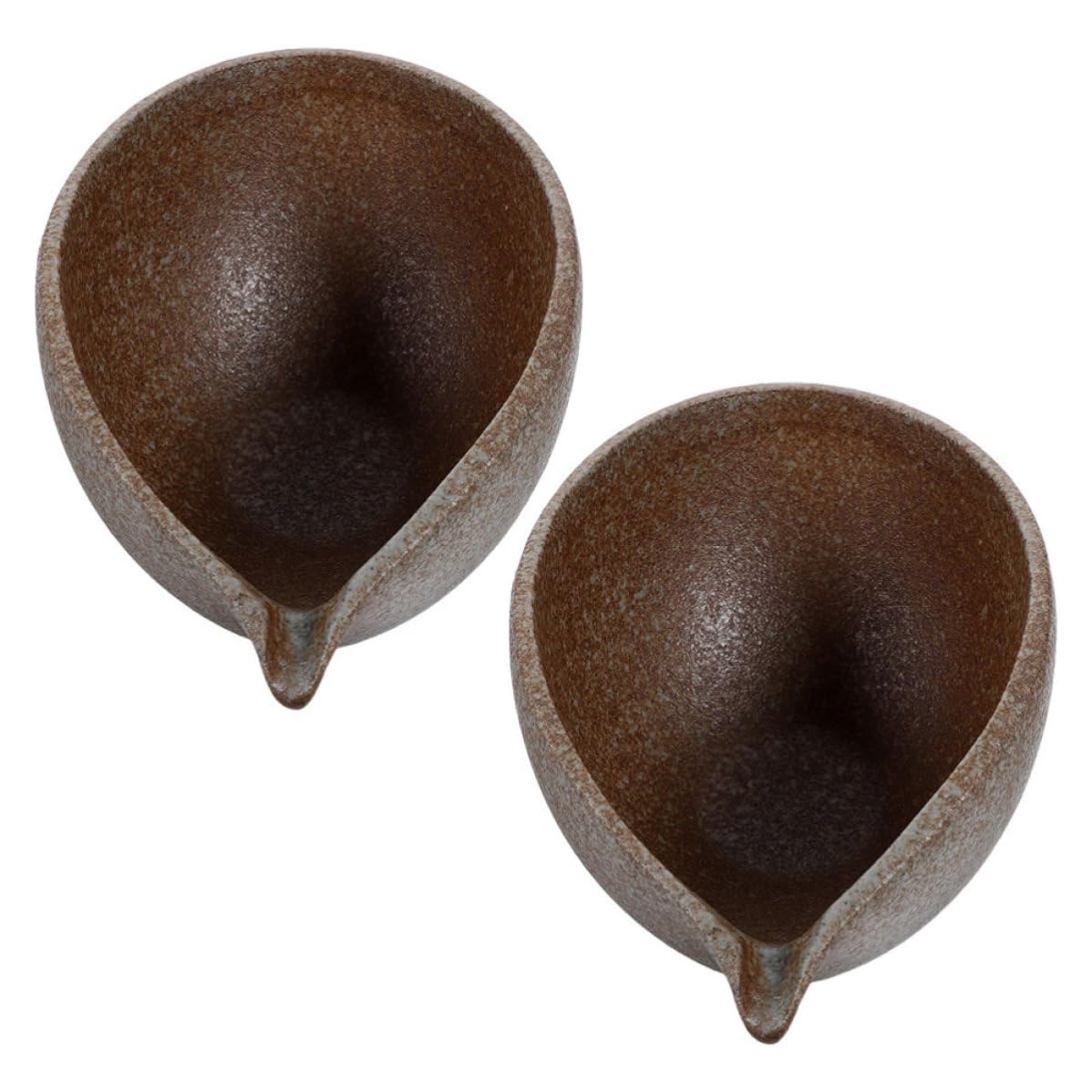 Service à thé 2pcs tasses japonaises céramique au bec aigle pour cérémonie