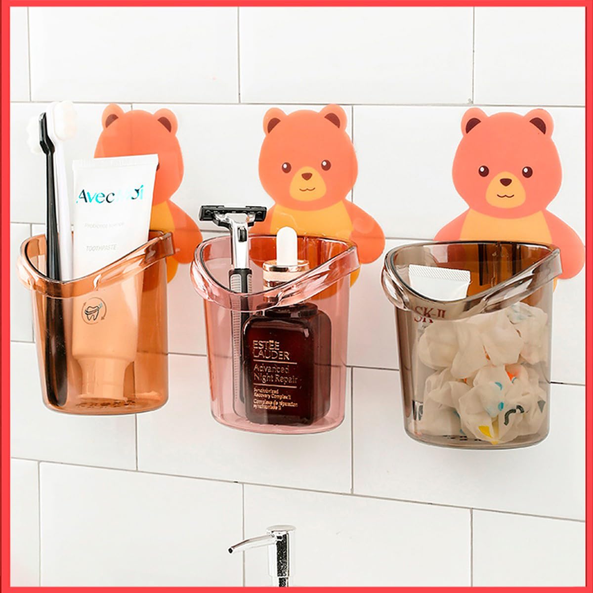 See full amazon price history chart for Wolpin Toothbrush Holder (Set of 3 Pcs) Plastic Stand for Toothpaste, Comb, Brush, Cream, Lotion Kids Bathroom Cup Drain Waterproof Self-Adhesive, Teddy Bear Wolpin Toothbrush Holder (Set of 3 Pcs) Plastic Stand for Toothpaste, Comb, Brush, Cream, Lotion Kids Bathroom Cup Drain Waterproof Self-Adhesive, Teddy Bear (B0CBFPFJDM) Amazon Price History, Amazon Price Tracker