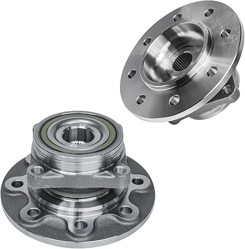 Detroit Axle - Bujes de rodamiento de rueda delantera 4WD para Dodge Ram 2500 1994-1999, 1995 1996 1997 1998, juego de conjunto de cubos de