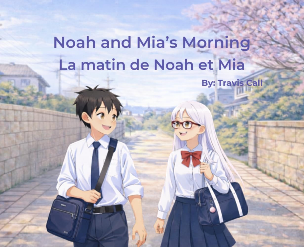 Noah and Mia's Morning: English to French Version