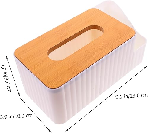 Miniatura 8 de Organizador elegante de la bandeja del tejido del sostenedor de la caja de papel para el suministro