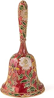 Value Arts Handmade Cloisonne Large Red Bell