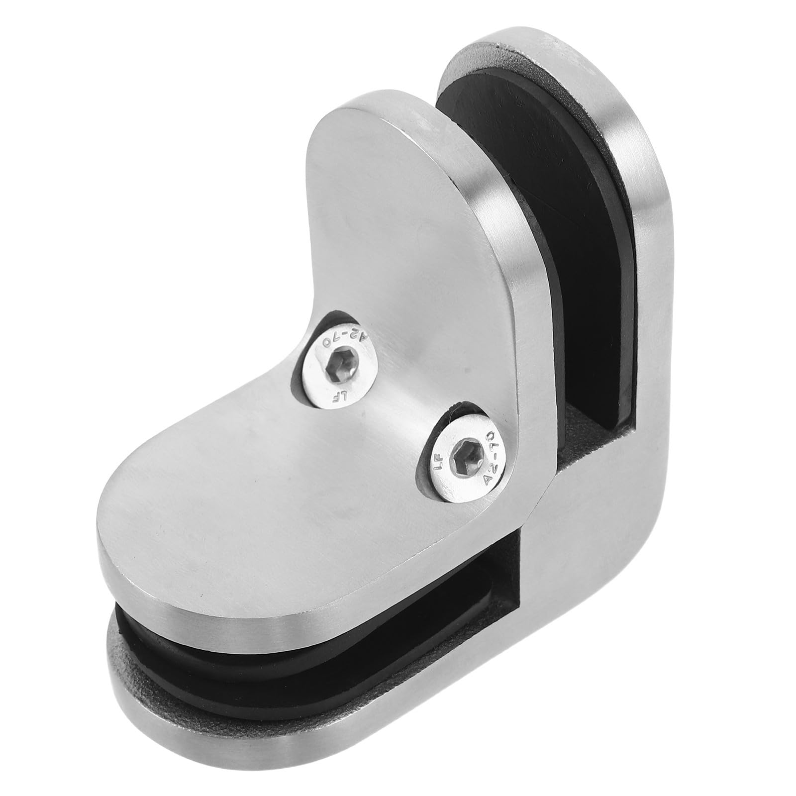 Pinzas de acero inoxidable para vidrio en barandillas de escaleras exteriores Zerodeko