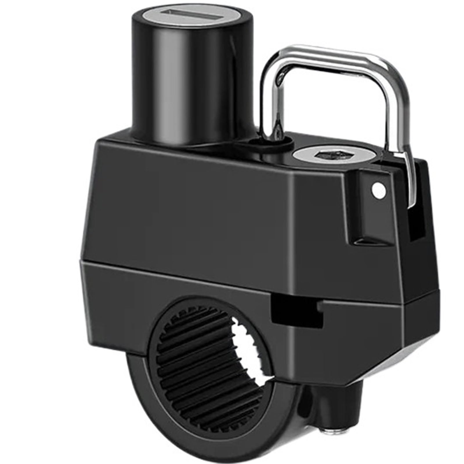 Motorcycle Handlebar Lock 22-28mm Universal Motorcycle Helmet Pipe Clamp Hook Lock Motorcycle Disc Lock