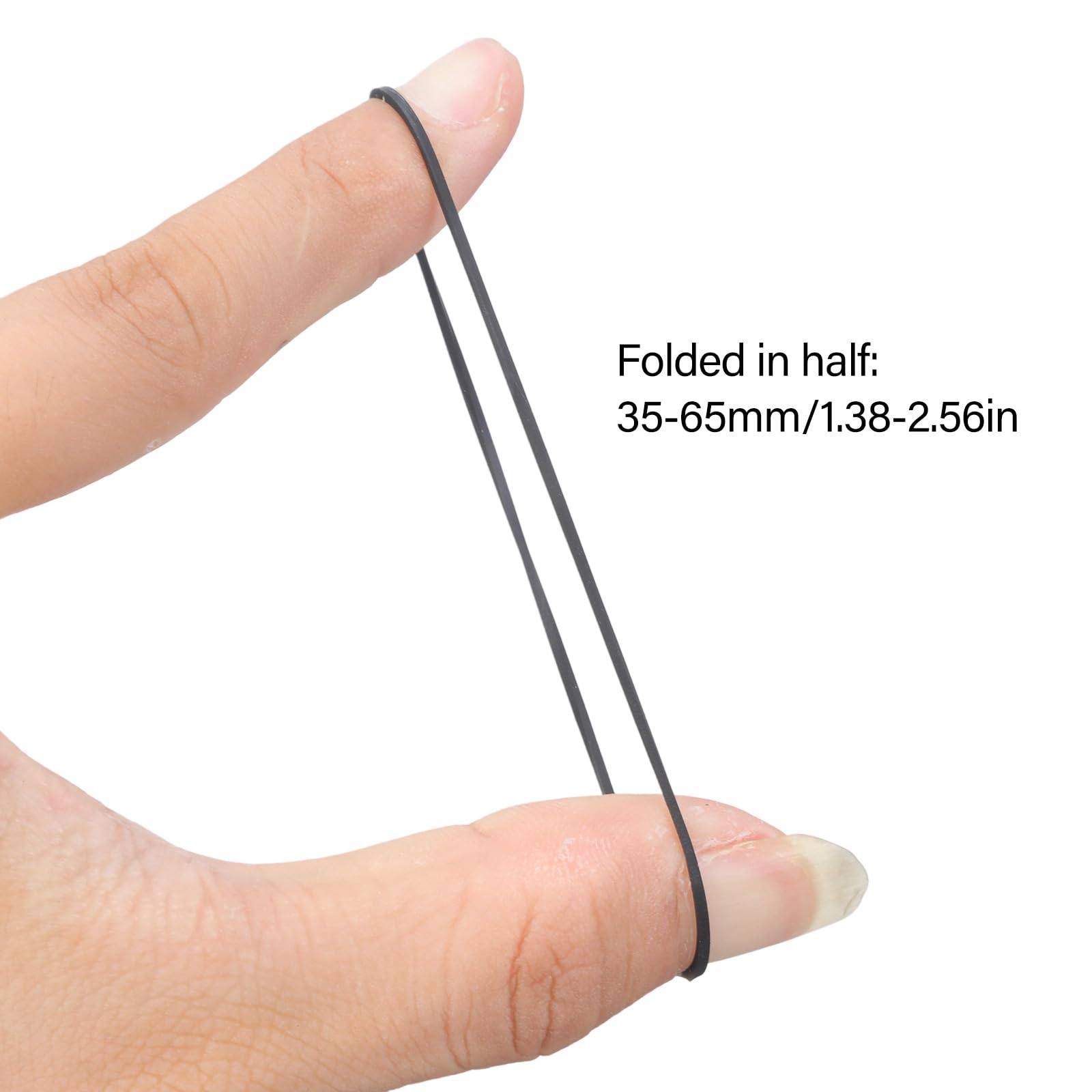 Correas cuadradas de goma 1,2 mm 35-65 mm surtido transmisión video