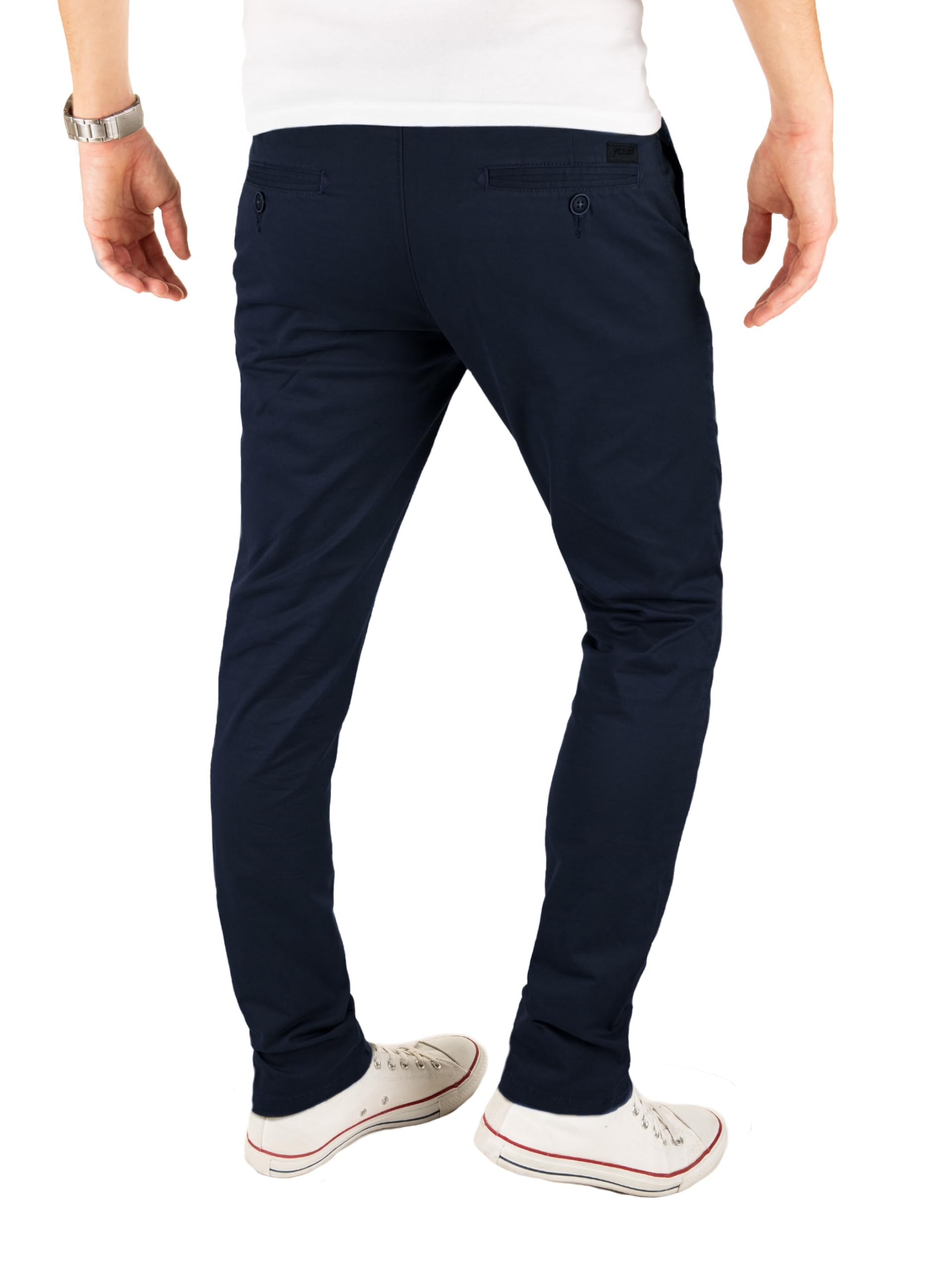 Yazubi - Pantalón Chino para Hombre - Modelo Kyle Slim Fit - Pantalón Chino con Elastano
