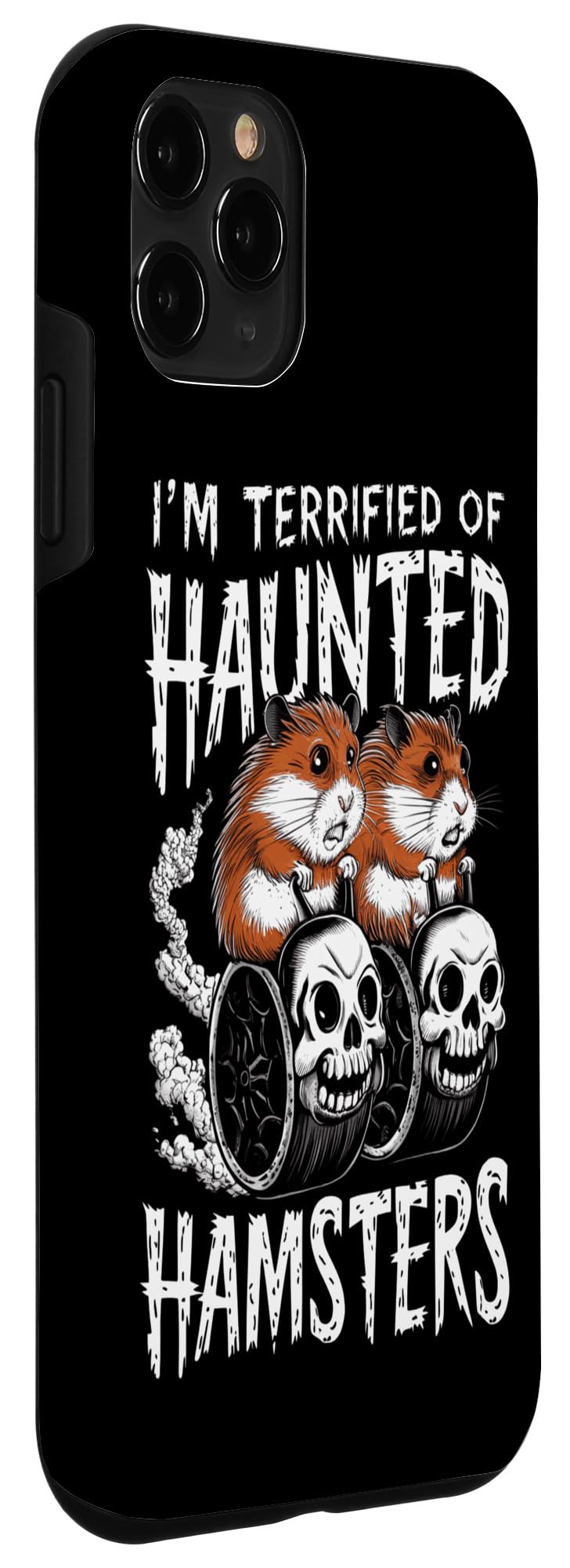I'm Terrified Of Haunted Hamsters Halloween Zombie Hamsters Case for iPhone 11 Pro - Image 3