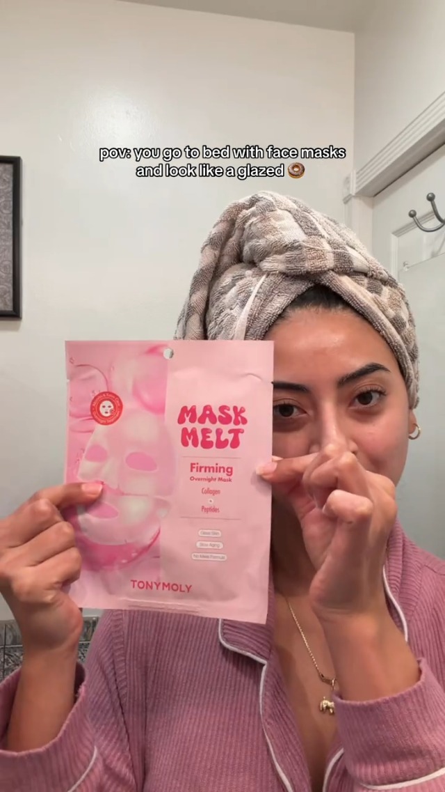 Amazon.com: TONYMOLY Mask Melt Firming Hydrogel Face Mask