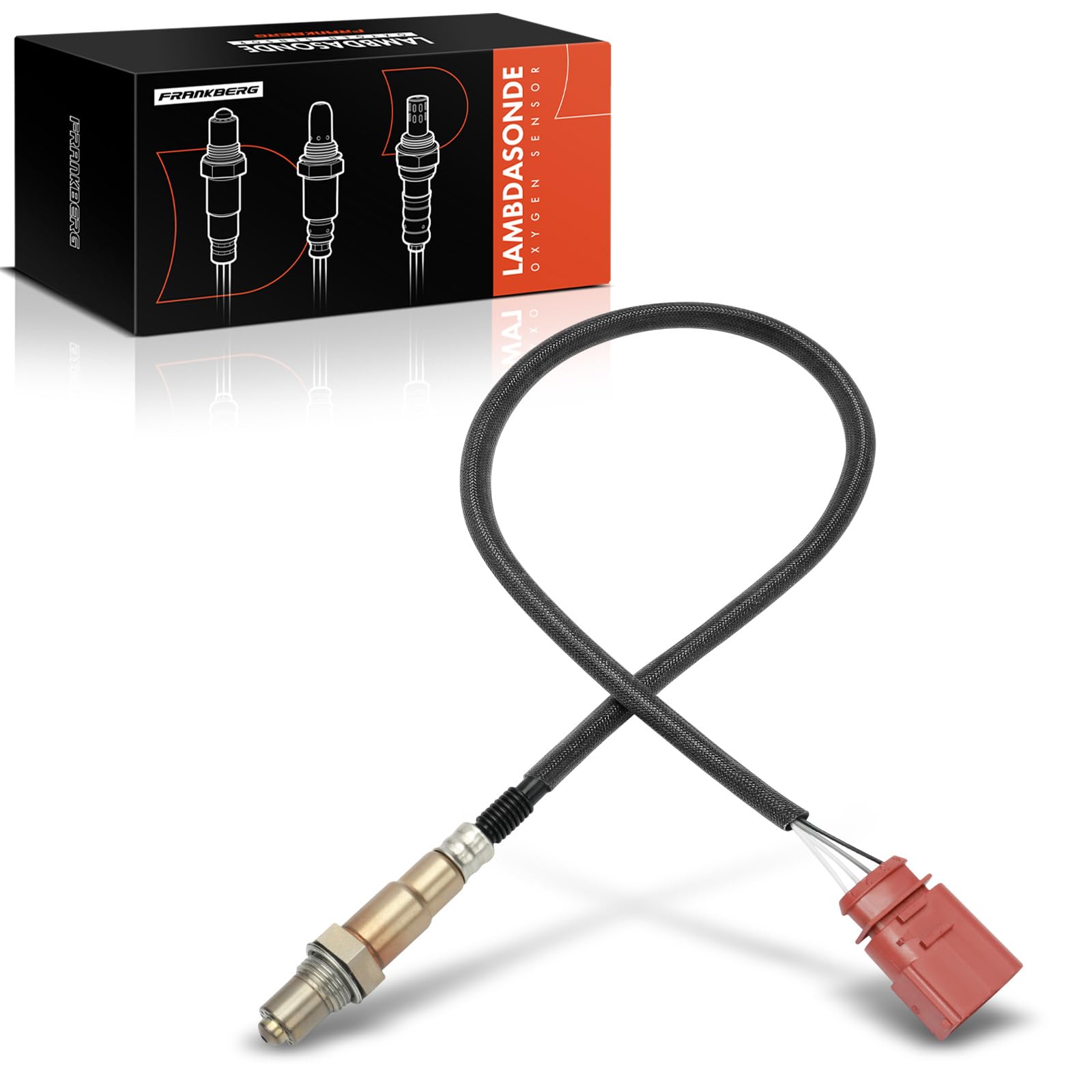 Frankberg sonde de diagnostic Lambda 06A906262BL | Compatible avec: Golf IV Variant 1J5, B.o.r.a 1J2, A8 4E2 4E8, P.a.s.s.a.t Variant 3B6, P.a.s.s.a.t 3B3