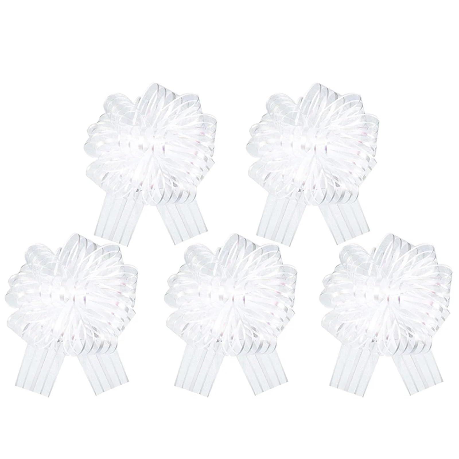 Xinglongs Bows & Ribbons 30PCS/Lot 6 Inch Pull Wrapping Bow Large Organza Gift Pull Bows with Ribbon For Wedding Decoration Wedding Gift Baskets(Color8)