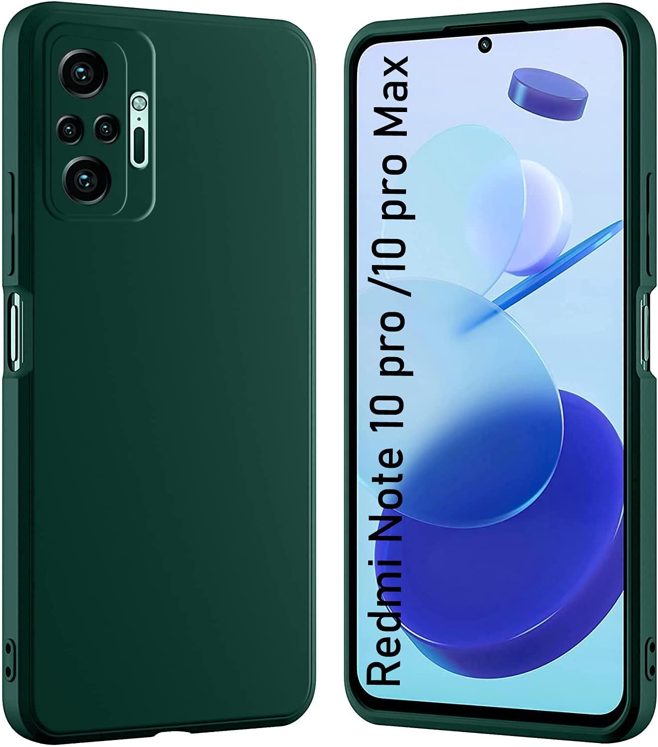 mobistyle Soft Silicone Slim Matte Liquid Silicone TPU Shockproof Slim Back Cover Case for Redmi Note 10 Pro/Redmi Note 10 Pro Max (Liquid Silicone Green) (B0CPT3C9XM) Amazon Price History, Amazon Price Tracker