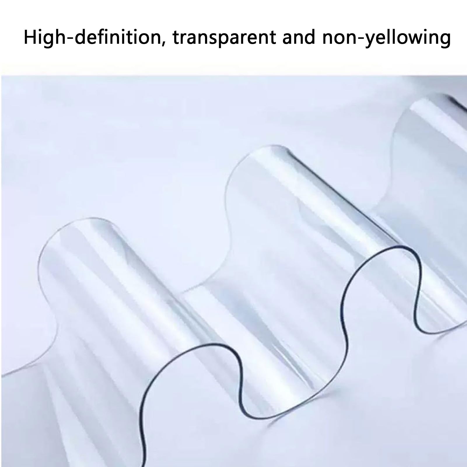 Plastiques Bande de Lamelle Kit Rideaux à Lanières en PVC Flexible Verticales Rideau Porte Cuisines, Usines(75x230cm/29.53x90.55in)
