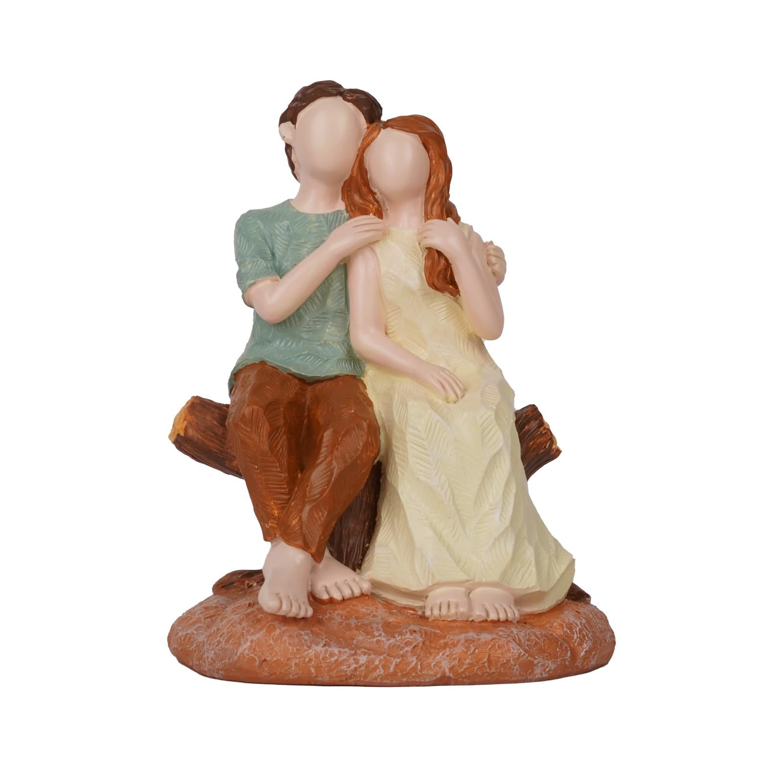 YUZDNM Loss of Dog Sympathy Gift, Couple with Dog Friendship Memorials Figurines, We are A Family Pet Memorials Statues for Pet Lovers - Golden Retriever Memorial Figurine Decoration