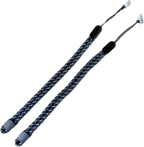 Improved Replacement Wrist Wraps for Oculus Quest 2 Gen Controller, Professional Wrist Lanyards with Resin White Stopper, Replacement Adjustable