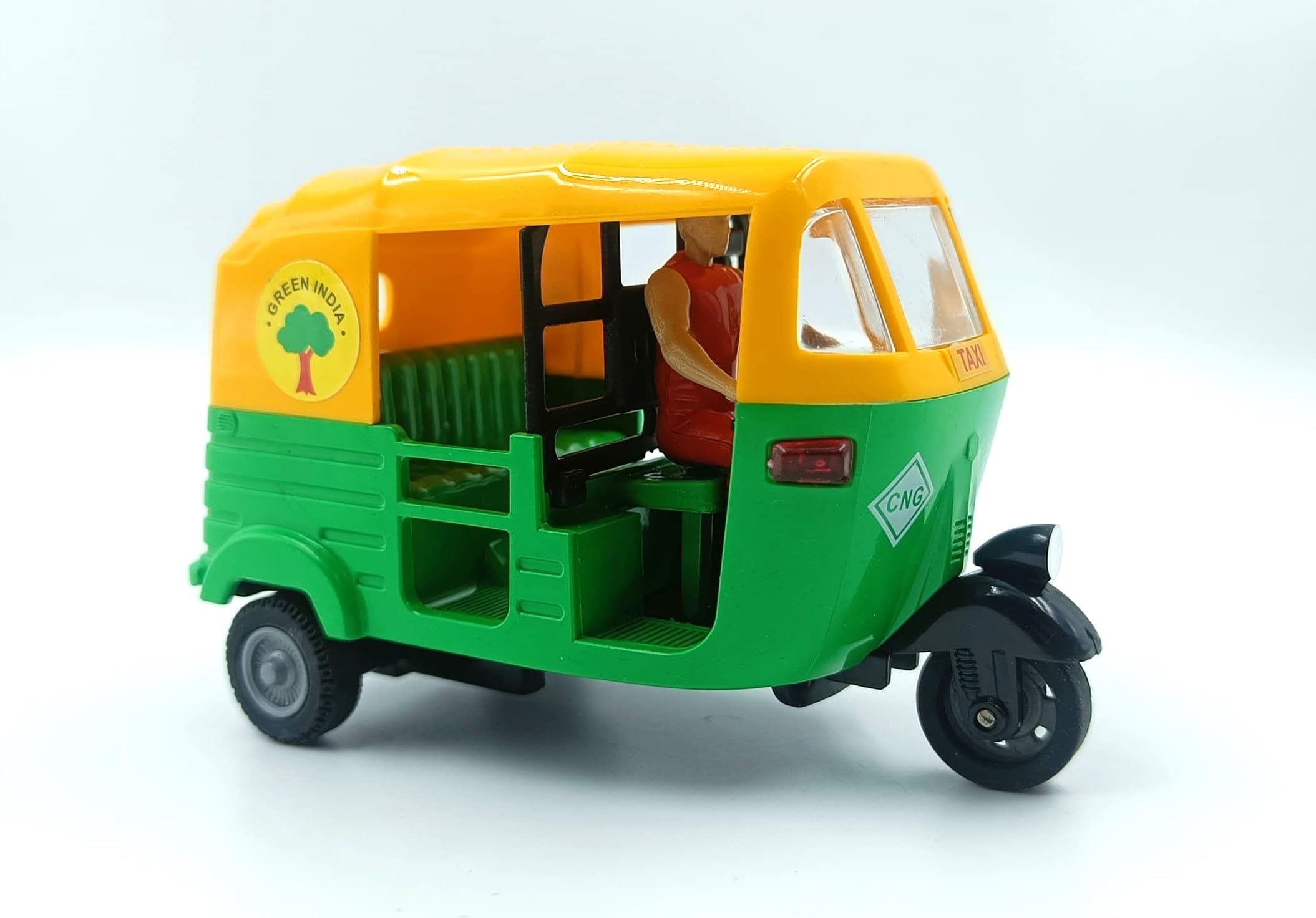 Omiyage Rev Up Fun! Pull Back & Go CNG Auto Rickshaw Toy - Friction Powered for Kids (B0CZLF23JT) Amazon Price History, Amazon Price Tracker