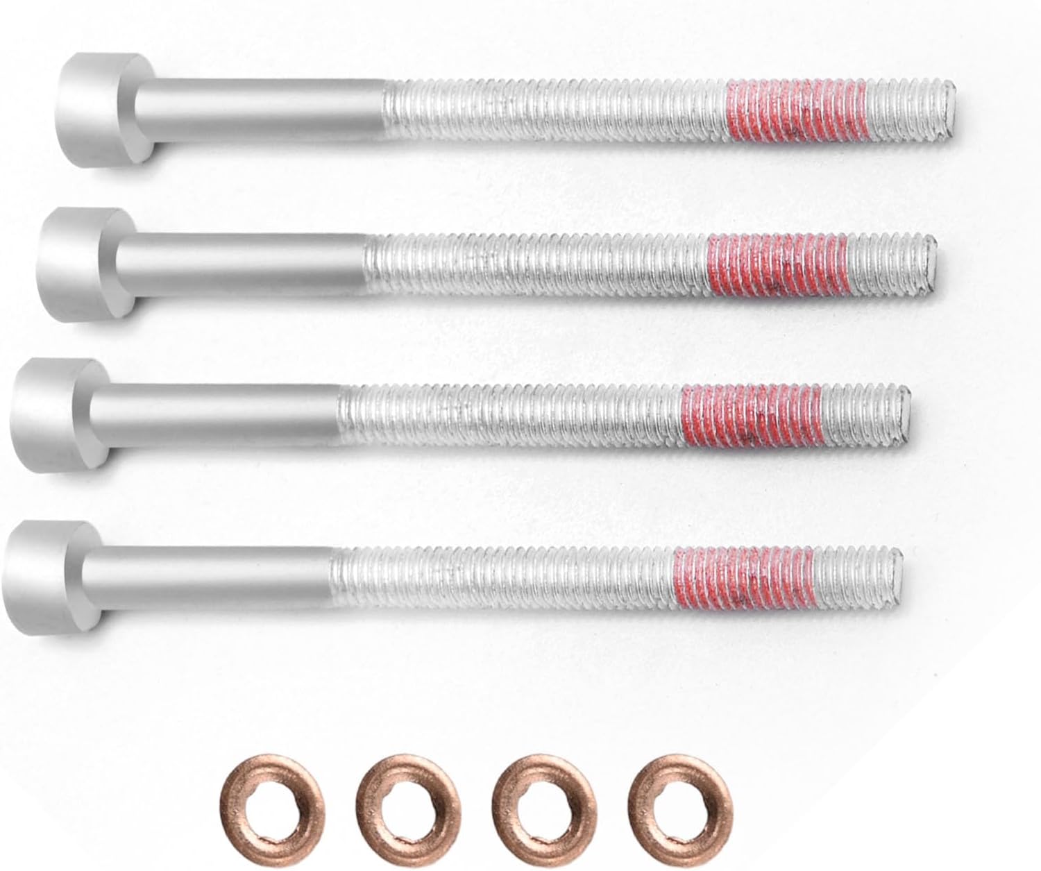 Hoypeyfiy A6119900122 Injector Nozzle Bolt with Gasket Replacement for Mercedes Benz Sprinter A C E M G Class Replacement for Jeep Commander Grand Cherokee Replaces A0039904012 A0049902812 A6119900122