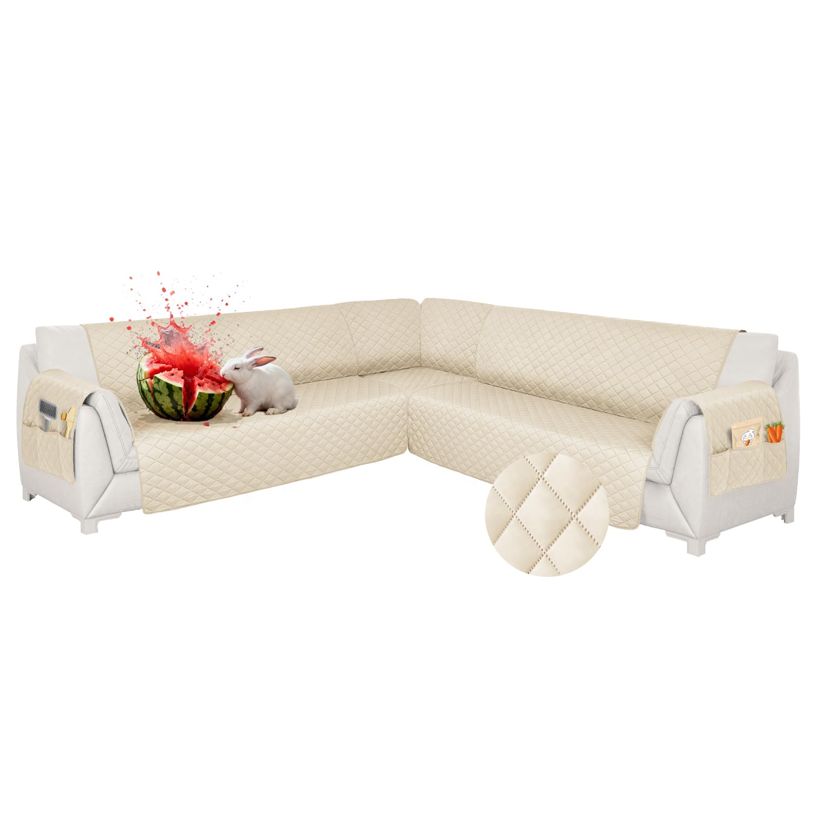 Waterproof Sectional Couch Covers L Shape