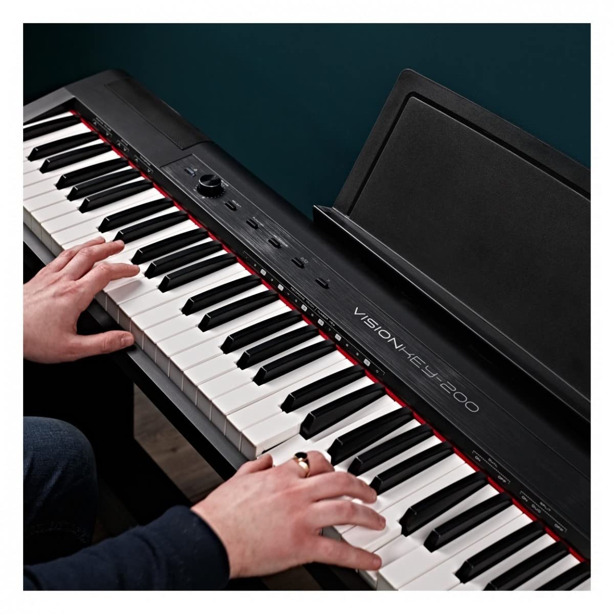 Teclado digital con 88 teclas, 3 pedales y Bluetooth