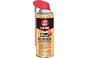 3-IN-ONE RVcare Rubber Seal Conditioner with SMART STRAW SPRAYS 2 WAYS, 11 OZ