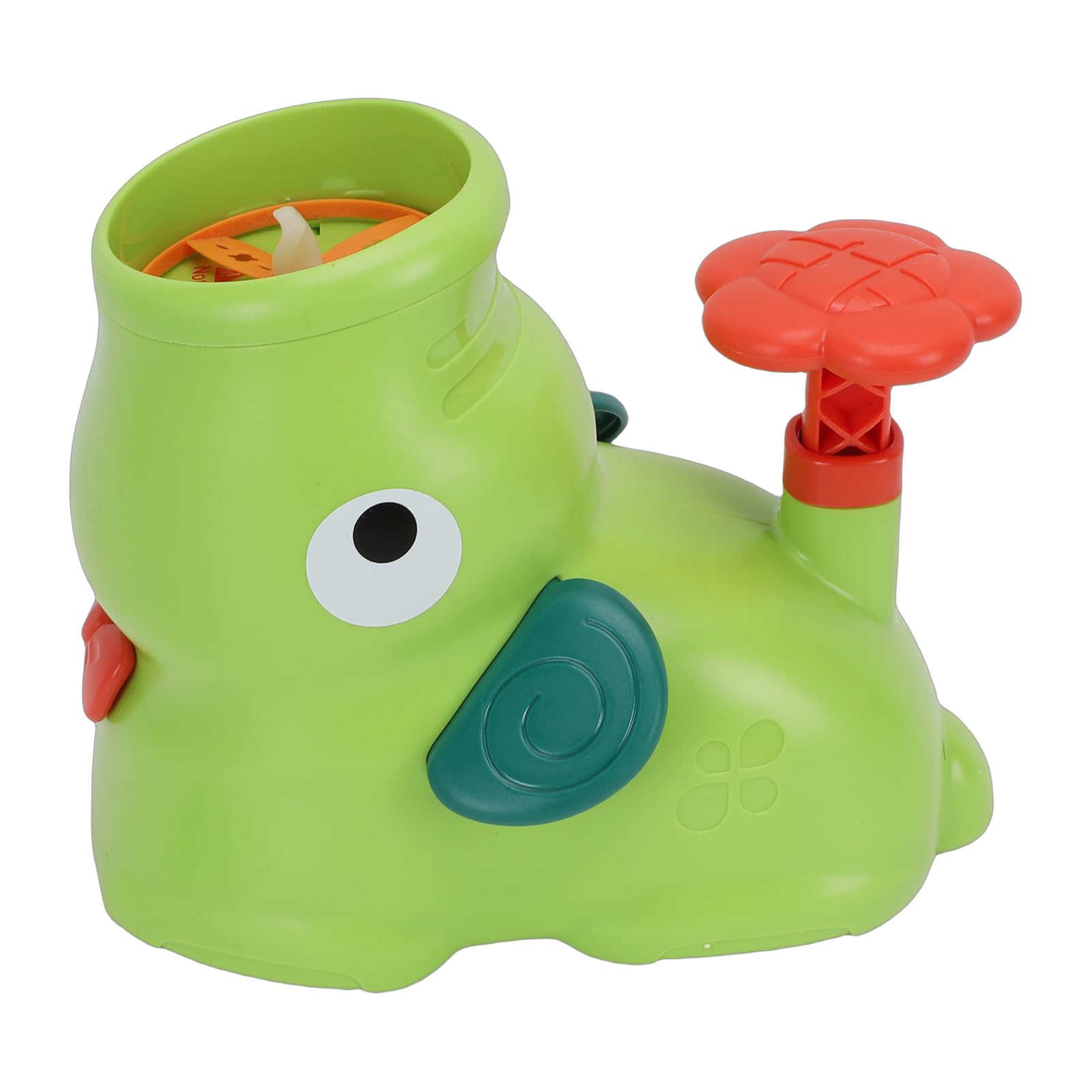 RiToEasysports Spiral Flying Disc Toy, Interactive Foot Stomp Launching Game for Kids, with Safe Lightweight Design, for Indoor Outdoor Backyard Play Family Activities (Green) — view 4