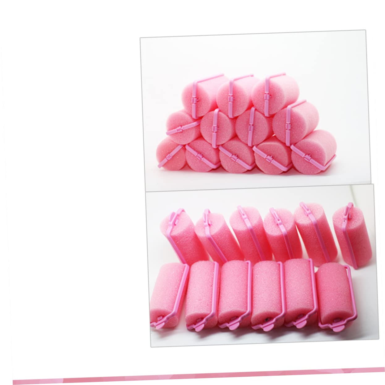 FRCOLOR 36pezzi Rullini Per Spugna Strumenti Di Acconciatura Creativa Per Riccioli Colore Casuale