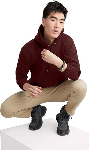 Vista 5 de Hanes EcoSmart Hoodie, Midweight Fleece, Pullover Hooded Sweatshirt for Men