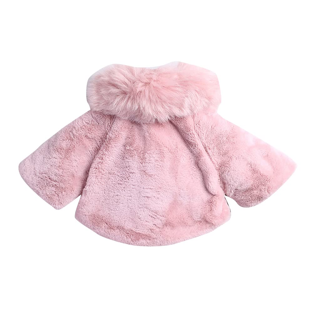 Hopscotch Baby Girls Polyester Waist Length Jackets In Pink Color For Ages (18-24 Months)